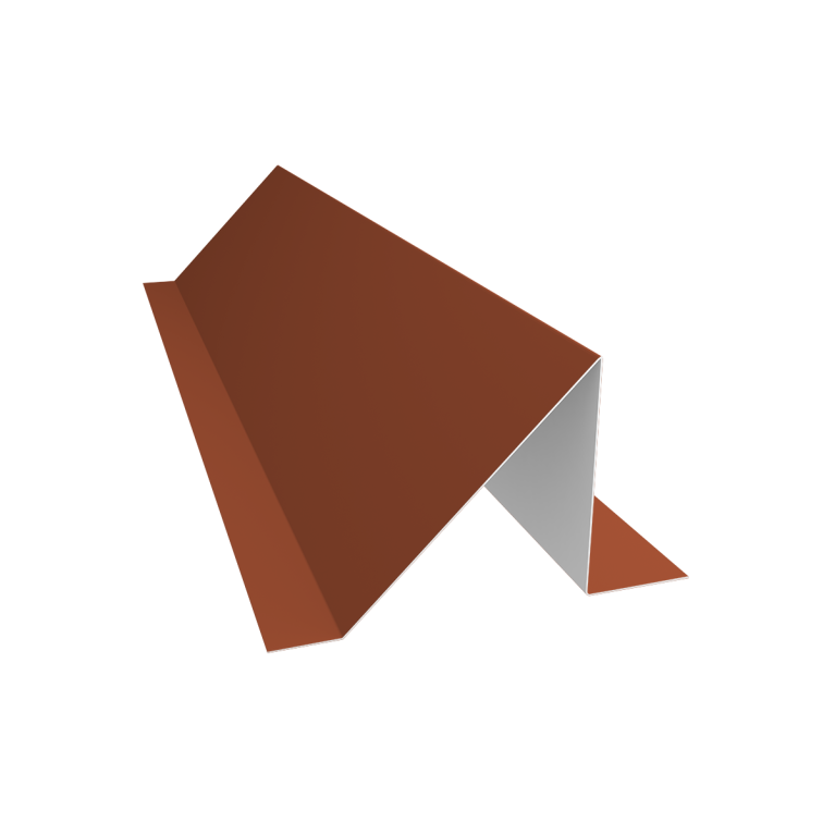 Планка снегозадержания малая 0,5 Satin с пленкой RAL 8004 терракота (3м)