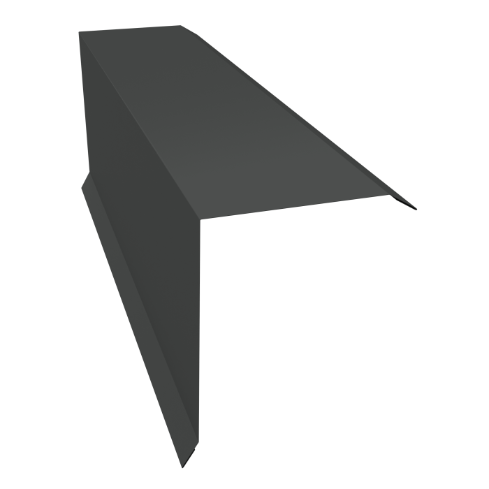 Планка торцевая 150х100 0,5 Drap RAL 7016 антрацитово-серый (3м)