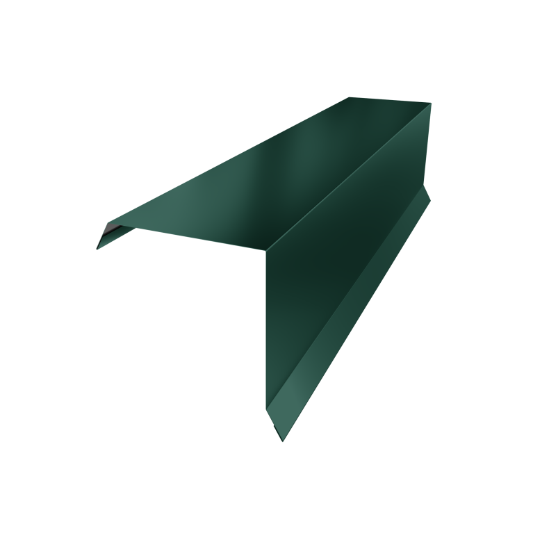 Планка торцевая 95х95 0,4 PE с пленкой RAL 6005 зеленый мох (3м)