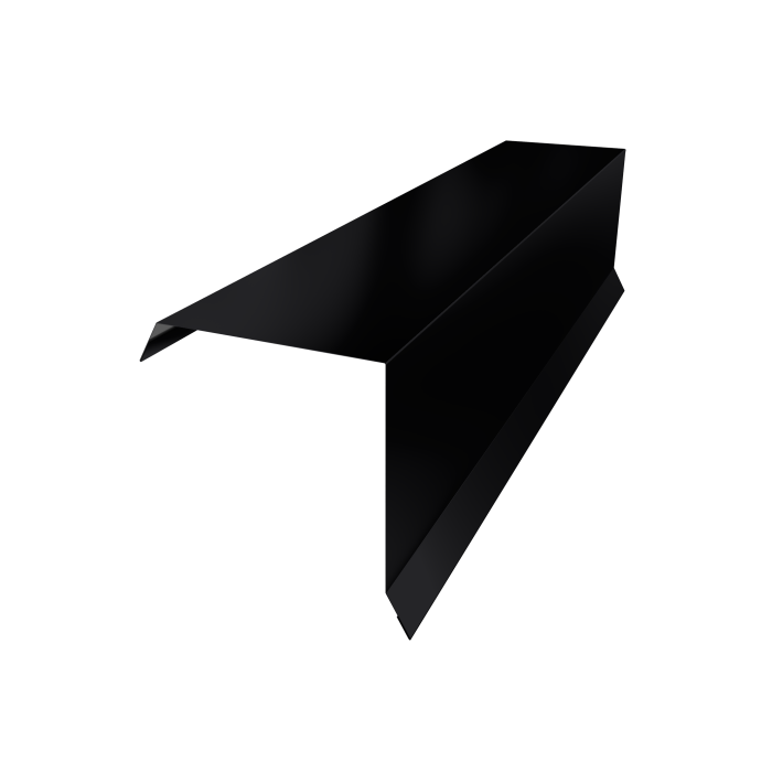 Планка торцевая 95х95 0,45 Drap TR RAL 9005 черный (2м)