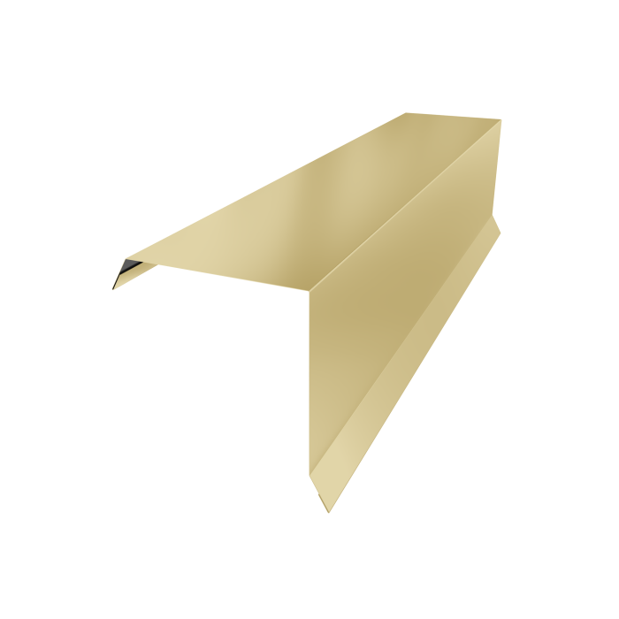 Планка торцевая 95х95 0,45 PE с пленкой RAL 1014 слоновая кость (2м)