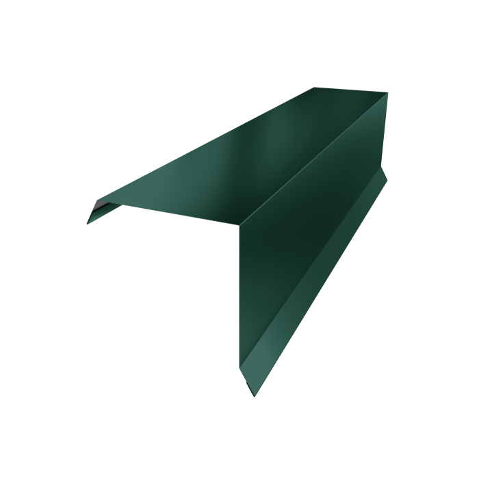 Планка торцевая 95х95 0,5 Satin Matt RAL 6005 зеленый мох (3м)