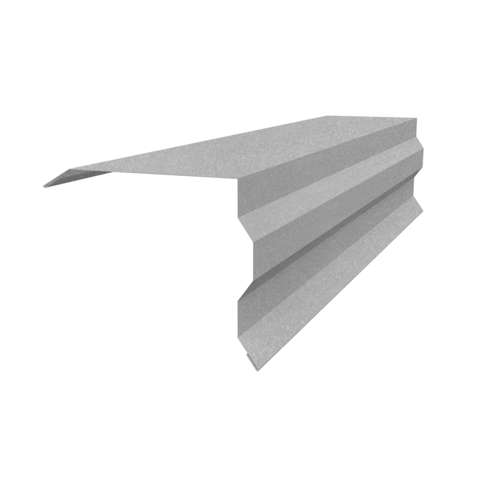 Планка торцевая фигурная 100х85 0,7 Zn (3м)