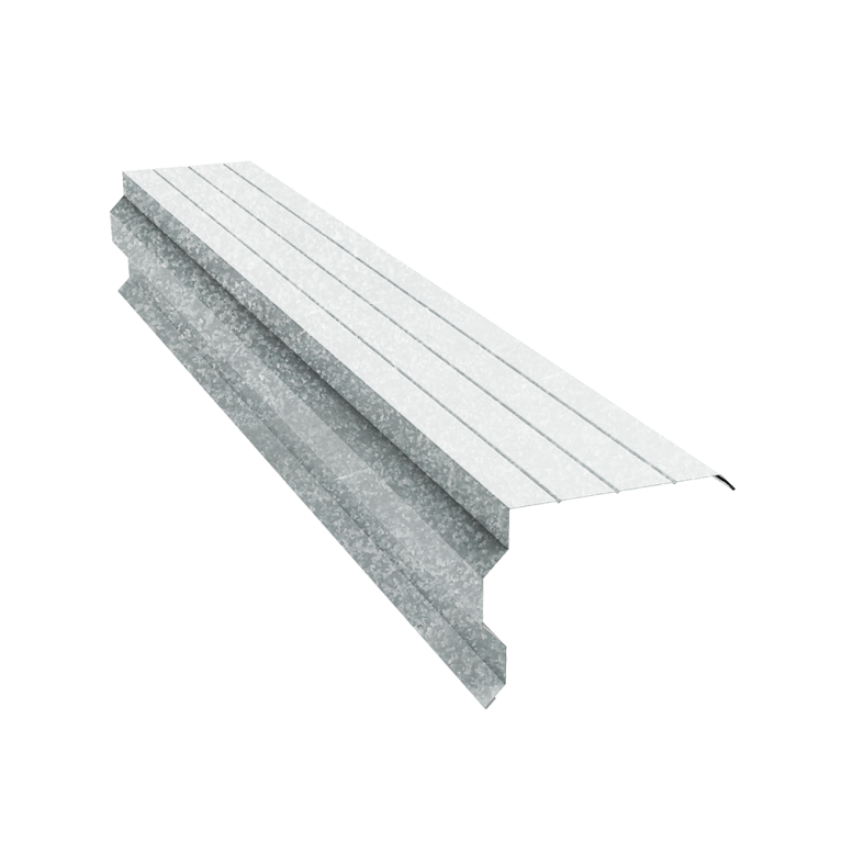 Планка торцевая фигурная 90х110 0,5 Zn (2м)