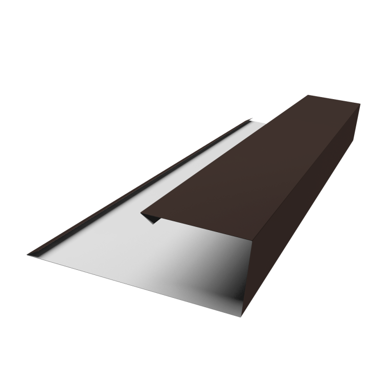 Планка торцевая страховочная Grand Line 0,5 Rooftop Бархат RR 32 темно-коричневый (3м)