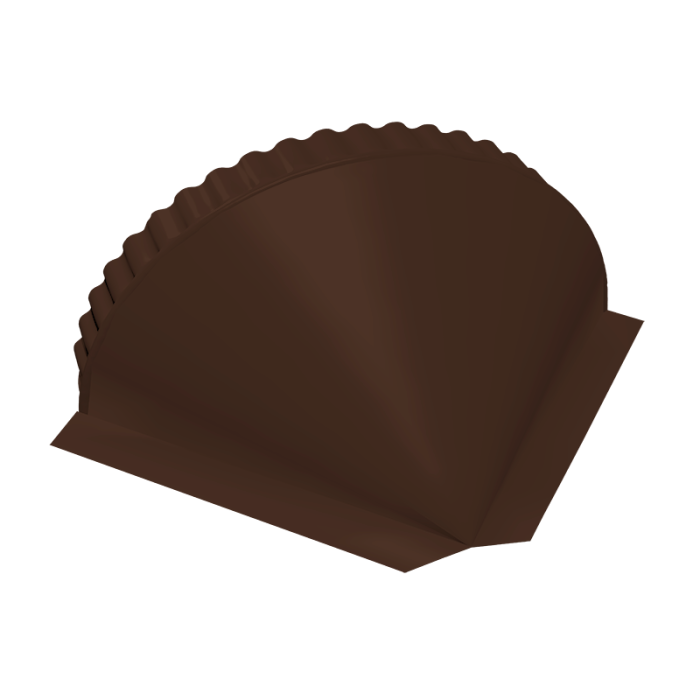 Заглушка конусная 0,45 PE NL 805 серо-коричневый гефест