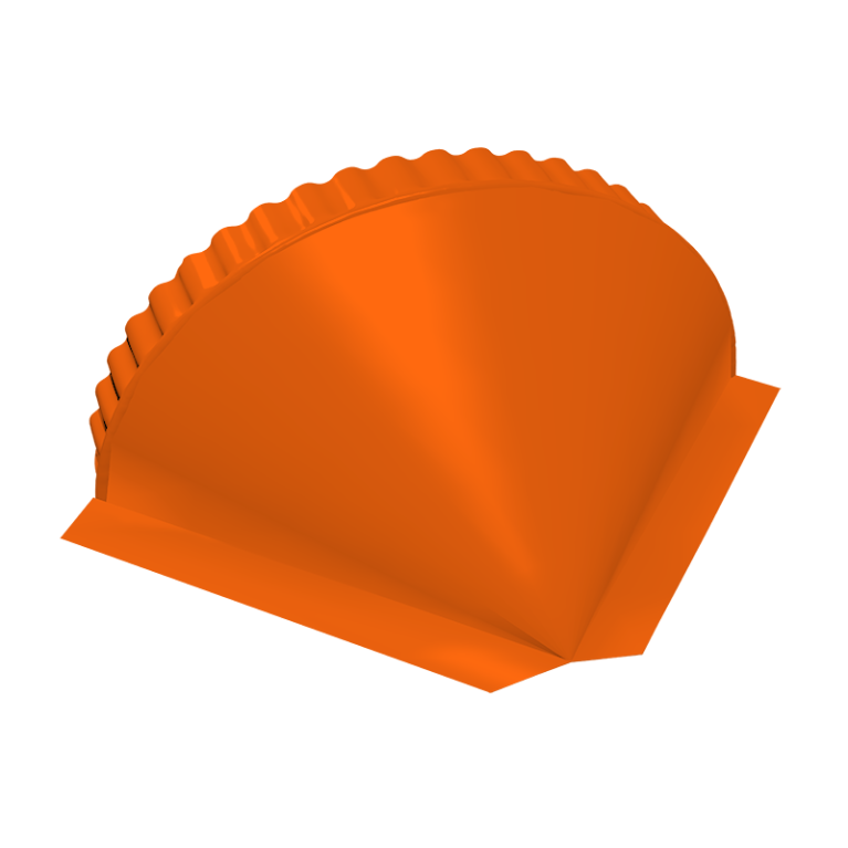 Заглушка конусная 0,45 PE RAL 2004 оранжевый