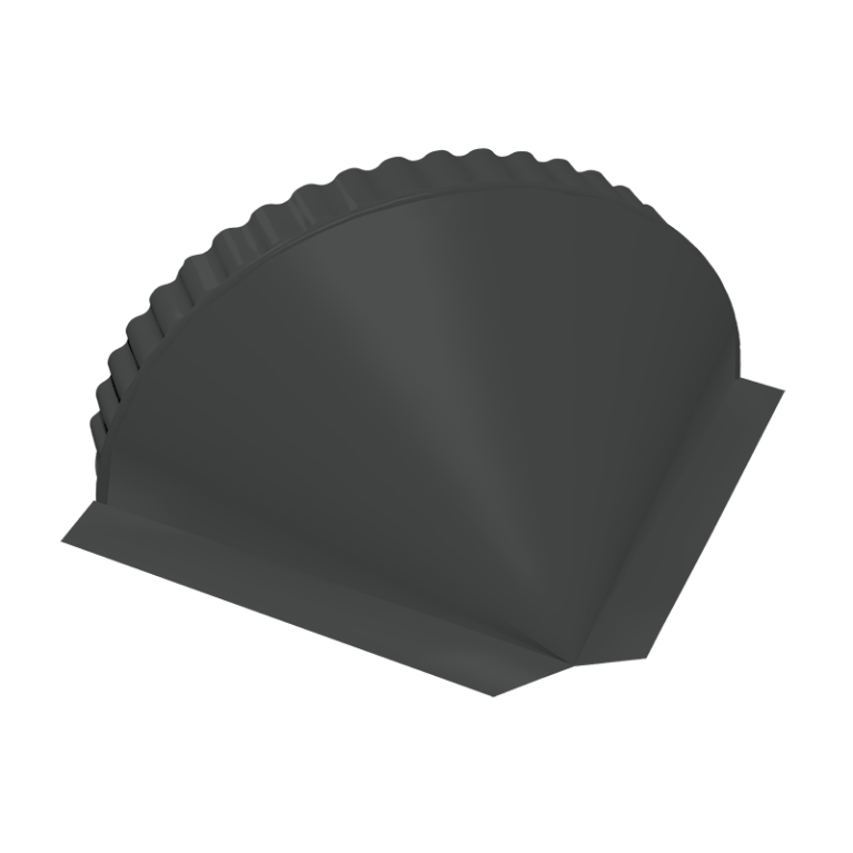 Заглушка конусная 0,5 GreenCoat Pural BT, matt RR2H3 (RAL 7016 антрацитово-серый)