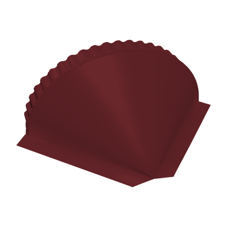 Заглушка конусная 0,5 Satin Matt TX RAL 3005 красное вино