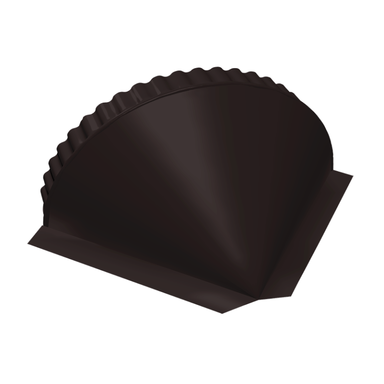 Заглушка малая конусная 0,5 Satin RAL 9005 черный