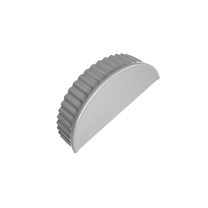 Заглушка торцевая 0,5 Satin RAL 9003 сигнальный белый