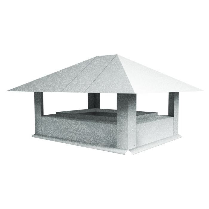 Дымник на трубу 520х390мм 0,45 Zn