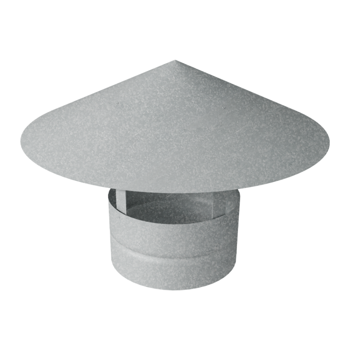 Дымник на трубу круглый d300 0,5 Zn