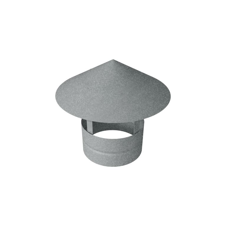 Дымник на трубу круглый d80 0,45 Zn