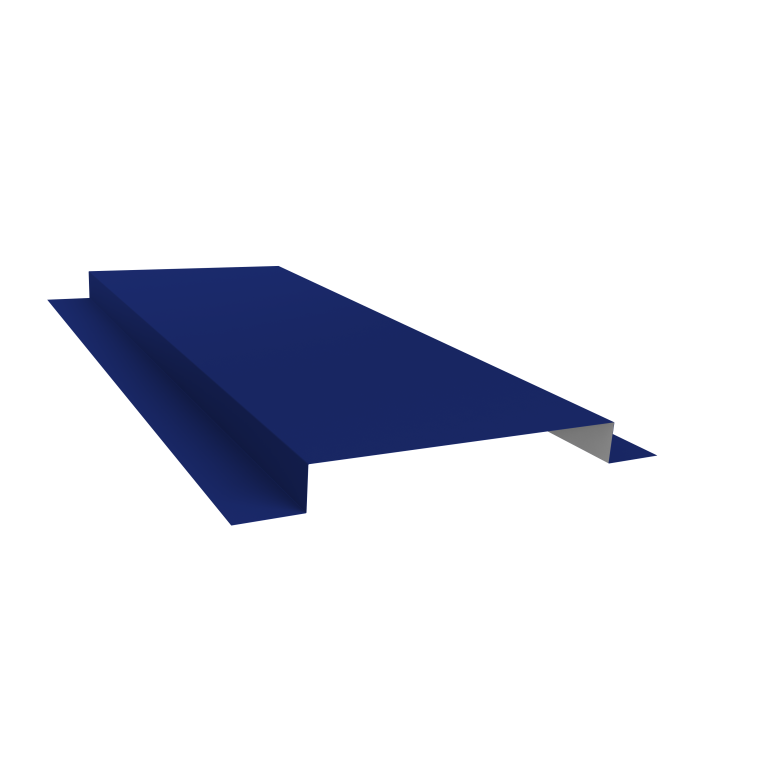 Планка кожуха сегментного 150 0,45 PE с пленкой RAL 5002 ультрамариново-синий (1,5м)