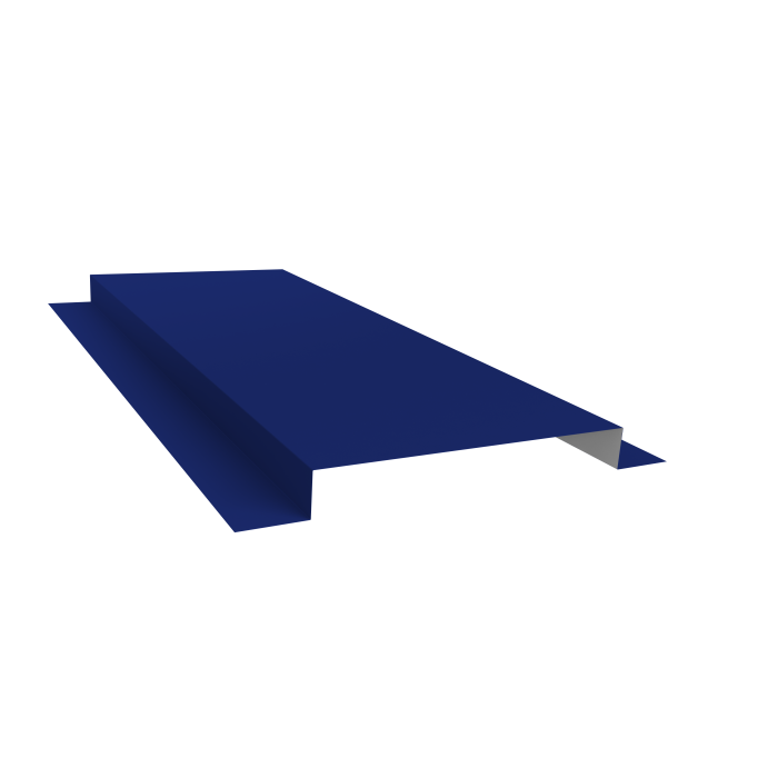Планка кожуха сегментного 150 0,45 PE с пленкой RAL 5002 ультрамариново-синий (1м)