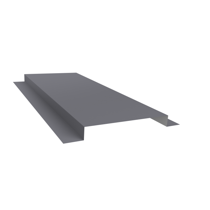 Планка кожуха сегментного 150 0,45 PE с пленкой RAL 7004 сигнальный серый (1,2м)