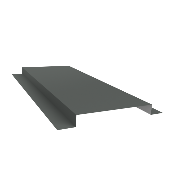 Планка кожуха сегментного 150 0,45 PE с пленкой RAL 7005 мышино-серый (1,2м)