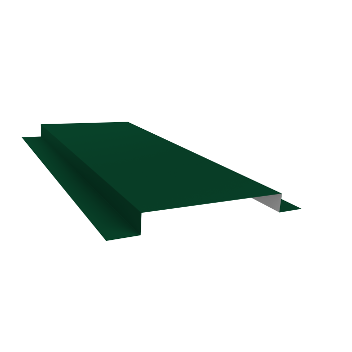 Планка кожуха сегментного 150 0,5 Satin с пленкой RAL 6005 зеленый мох (0,8м)