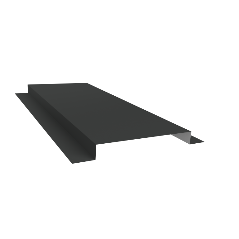 Планка кожуха сегментного 150 0,5 Satin с пленкой RAL 7016 антрацитово-серый (1,5м)