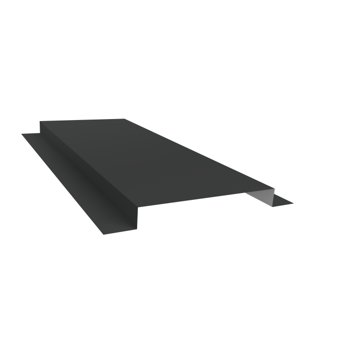 Планка кожуха сегментного 150 0,5 Satin с пленкой RAL 7016 антрацитово-серый (2м)