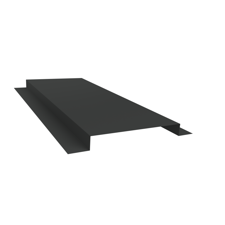 Планка кожуха сегментного 150 0,5 Velur X RAL 7016 антрацитово-серый (0,8м)