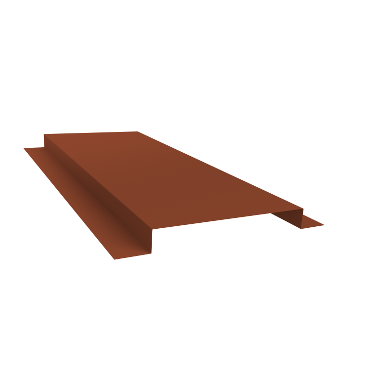 Планка кожуха сегментного 150 0,5 Velur X RAL 8004 терракота (1,5м)