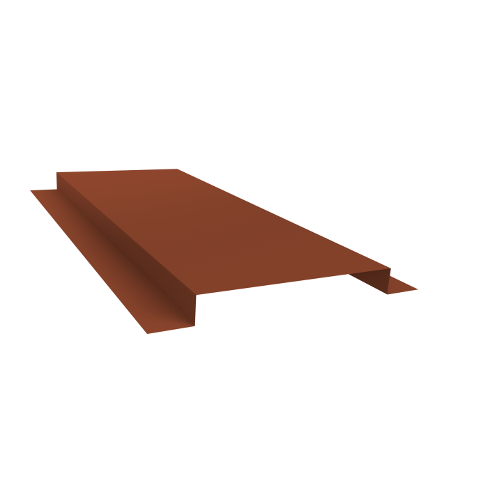 Планка кожуха сегментного 150 0,5 Velur X RAL 8004 терракота (2м)