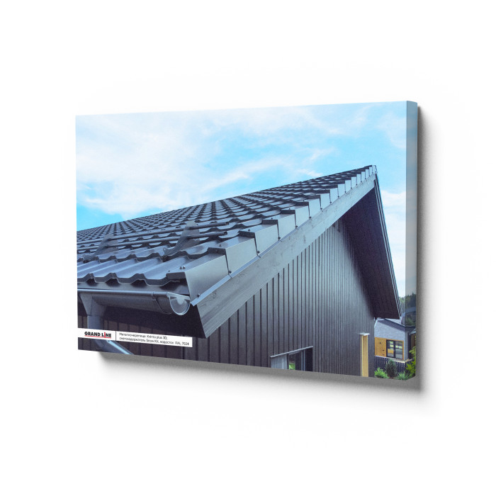 Планка угла внешнего сложная Кожуха сегментного 0,45 Drap TX RAL 7004 сигнальный серый (1,2м)