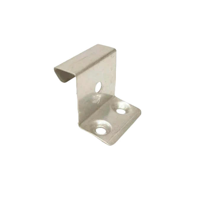 Кляммер кровельный неподвижный нержавейка 25мм с углублёнными отверстиями