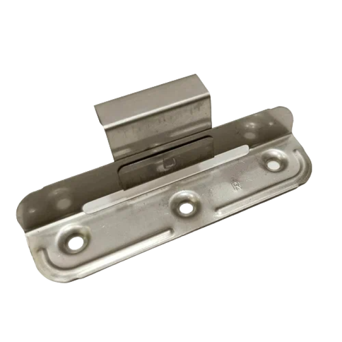 Кляммер кровельный скользящий нержавейка 25мм с углублёнными отверстиями