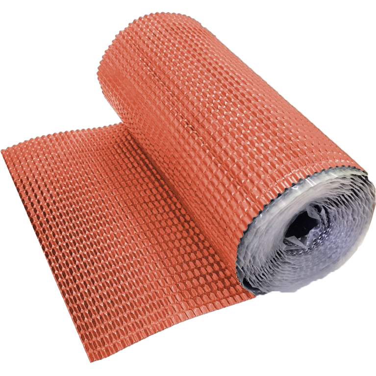 Лента для примыкания гофрированная алюминиевая Optima кирпичная 280мм (5м)