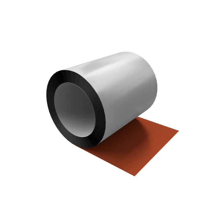 Отмотка Inside 0,5 Satin с пленкой RAL 8004 терракота