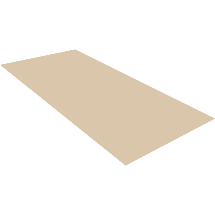 Плоский лист 0,45 Drap TX RAL 1015 светлая слоновая кость