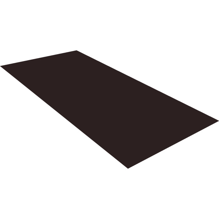 Плоский лист 0,45 PE-Double RAL 9005 черный