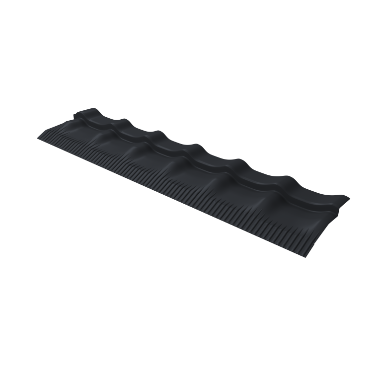 Модуль обхода трубы МЧ классик 0,5 Satin Matt с пленкой RAL 7024 мокрый асфальт