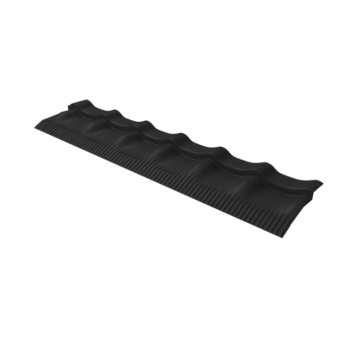 Модуль обхода трубы МЧ классик 0,5 Satin с пленкой RAL 7016 антрацитово-серый