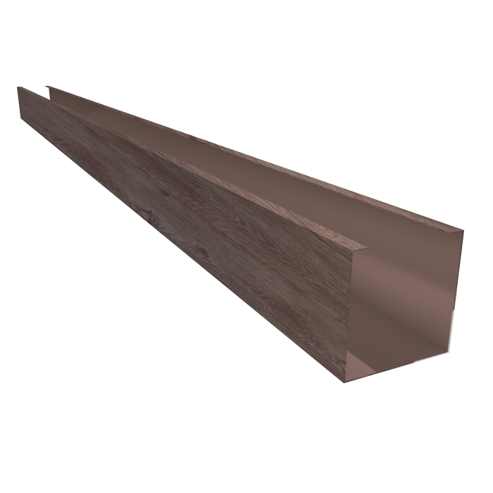 Кубообразная рейка GL Ш50/В50 White Wood Zn 0,45 L=3м