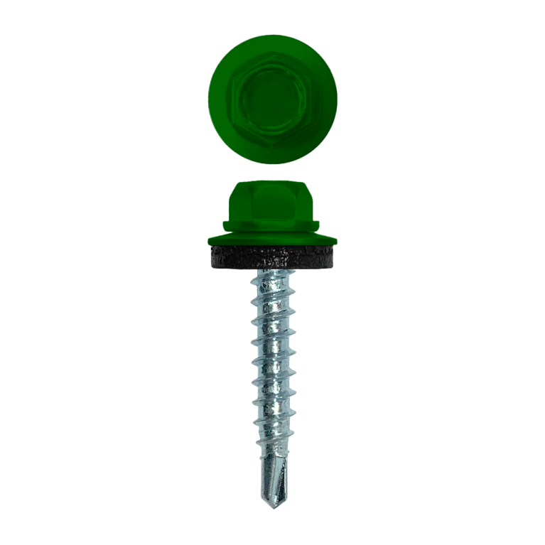 Саморез кровельный 4,8х29 (250шт) сверло №1 RAL 6002