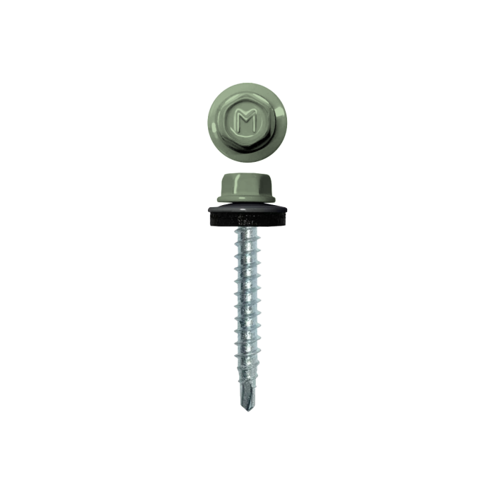 Саморез кровельный Daxmer 4,8х29 RAL 6019 (250) сверло №1