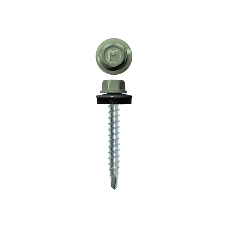 Саморез кровельный Daxmer 4,8х29 RAL 6019 (250) сверло №1