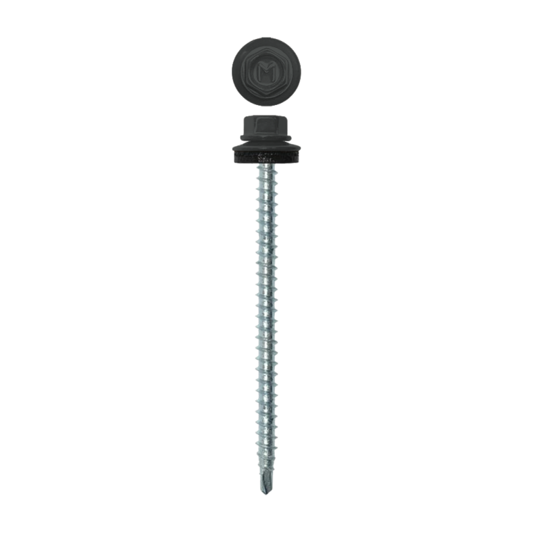 Саморез кровельный Daxmer 4,8х70 RAL 7016 (100) сверло №1