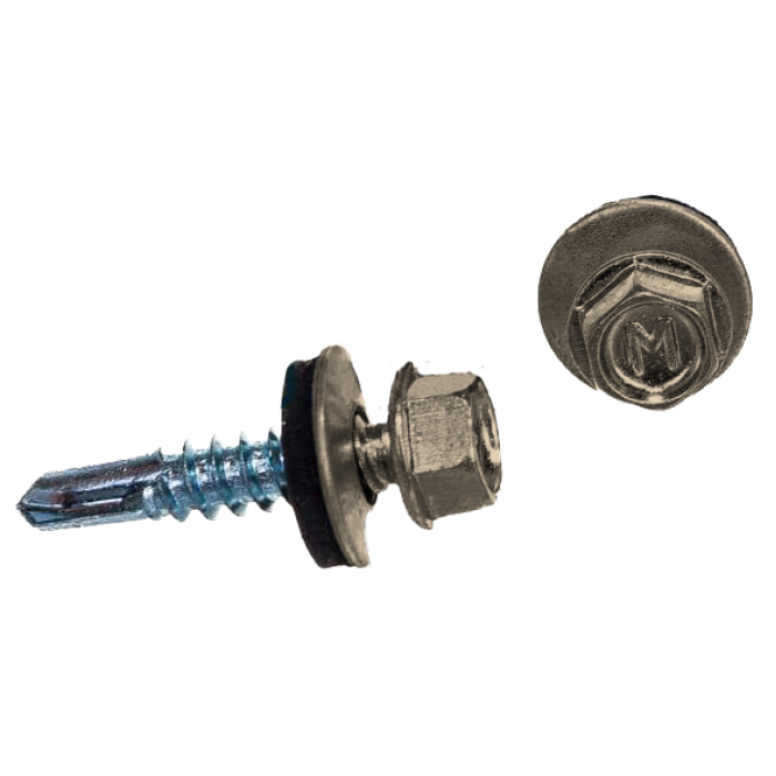 Саморез по металлу Daxmer 5,5х25 RAL 1015 (250) сверло №3