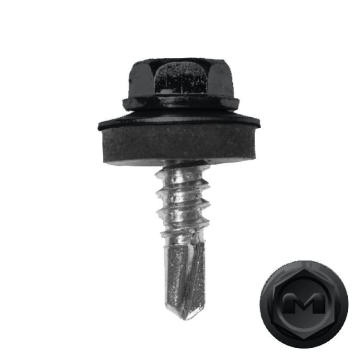 Саморезы 5,5х19 RAL 9011 (Даксмер)