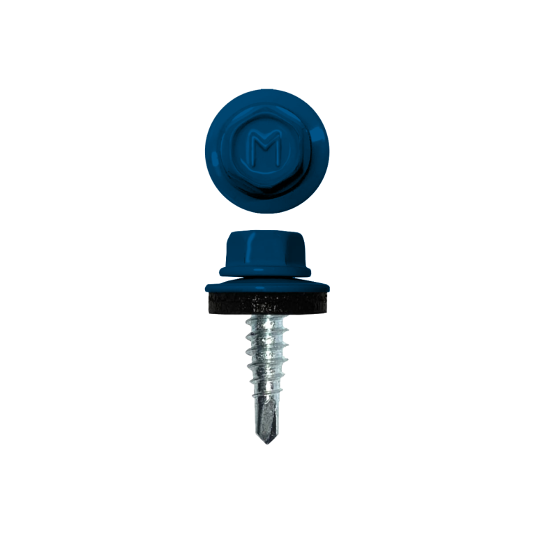 Саморез по металлу Daxmer 4,8х19 RAL 5005 (250) сверло №2