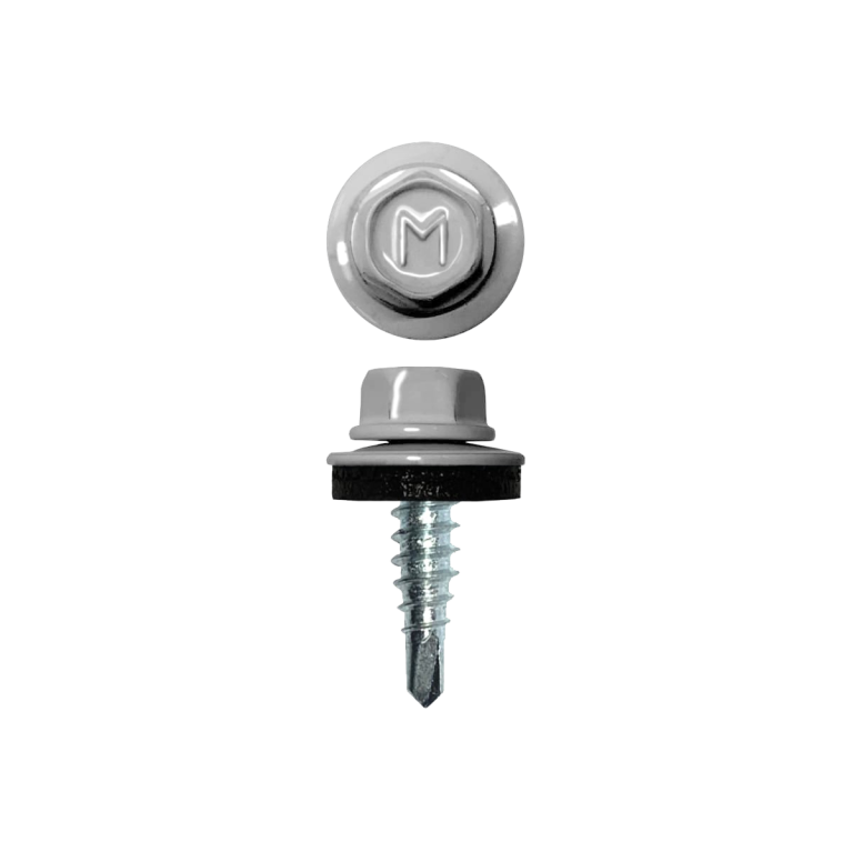 Саморез по металлу Daxmer 4,8х19 RAL 9003 (250) сверло №2