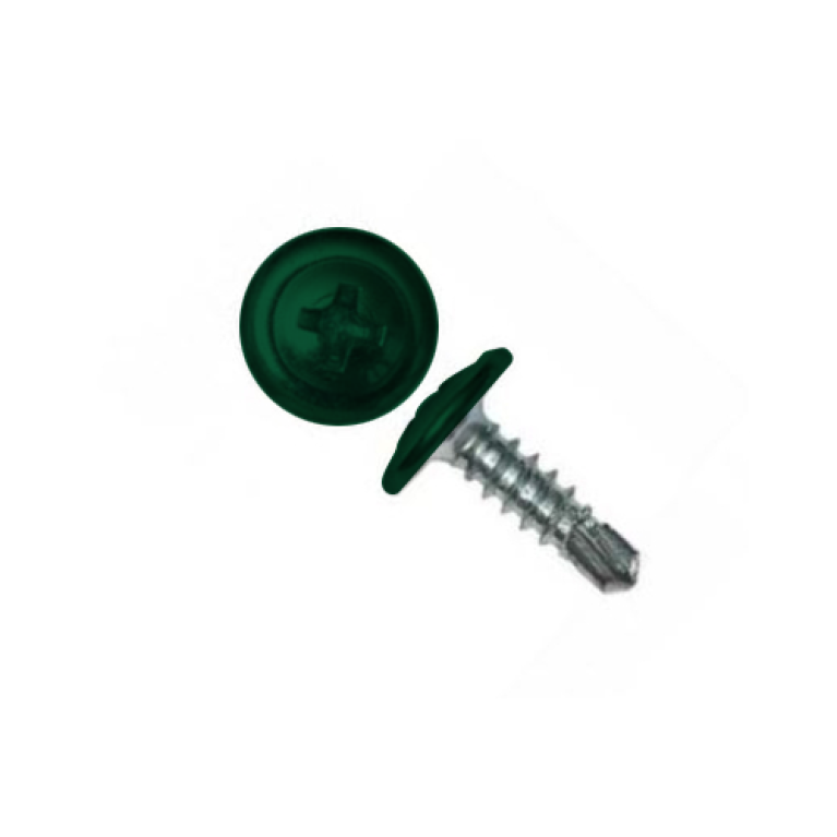 Саморез ПШС 4,2х16 (1000шт) шлиц PH2 RAL 6005