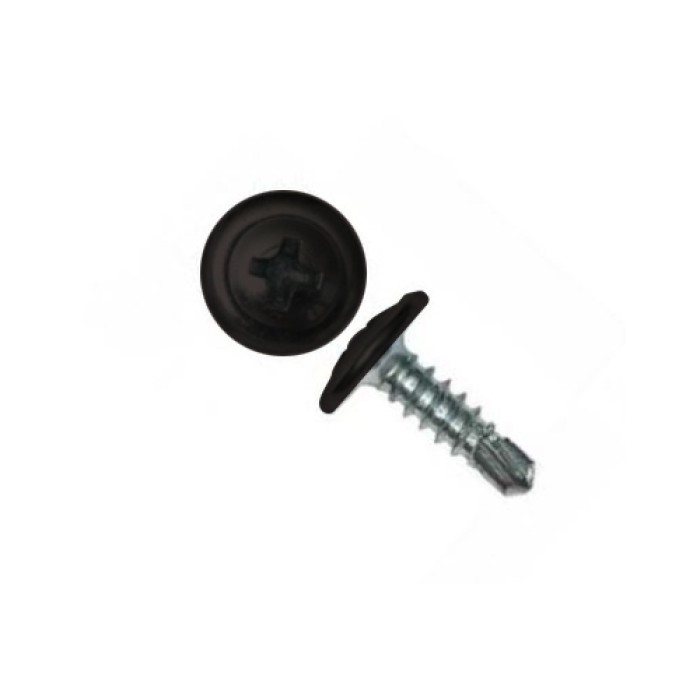 Саморез ПШС 4,2х16 (1000шт) шлиц PH2 RAL 8019