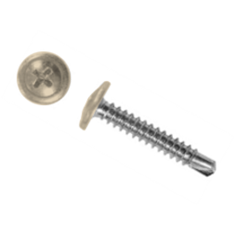 Саморез ПШС 4,2х19 (1000шт) шлиц PH2 RAL 1015