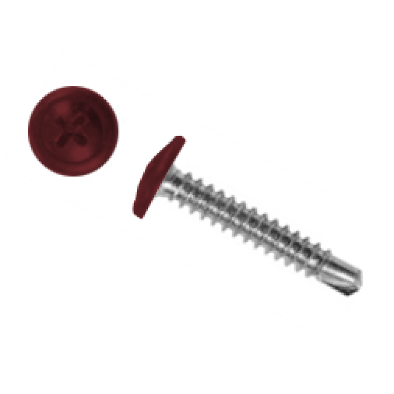 Саморез ПШС 4,2х19 (1000шт) шлиц PH2 RAL 3005